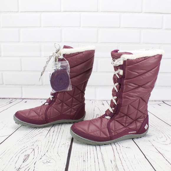NEW BOX Columbia Powder Summit II Mid Purple Boots - Picture 6 of 8
